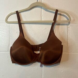 💜Savage X Fenty Brown Lined Underwire Bra size 36 DDD